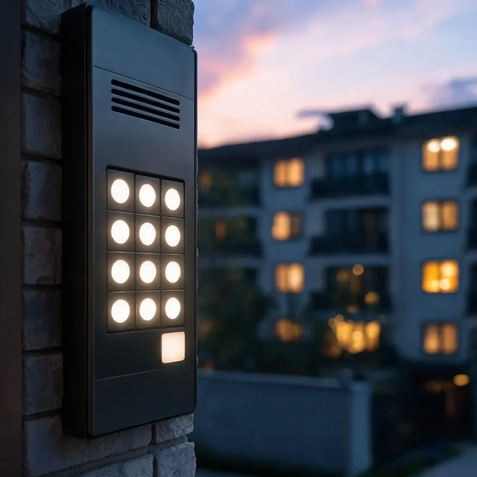 Indoor video intercom screen