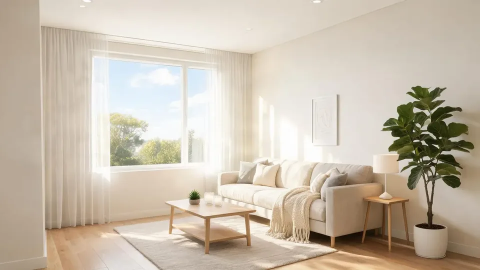 Quiet Shore: apartment with panoramic windows